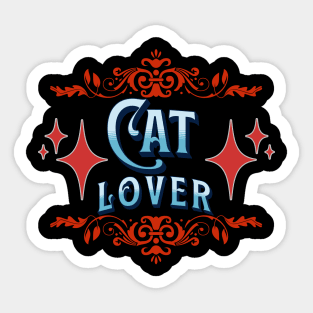 Cat Lover design for many different applications Sticker